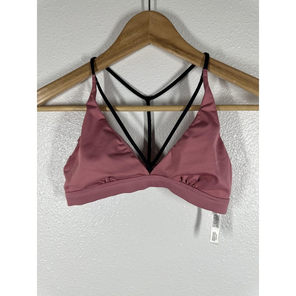 Victoria‎ Sport Sports Bra Womens Small Pink Strappy Bralette Triangle Crossback
